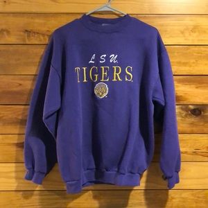 Vintage 90s Style LSU Tigers Sweatshirt